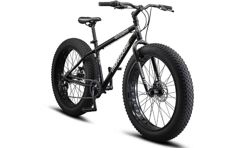 Mongoose Malus Adult Fat Tire Mountain Bike, 26-Inch Wheels