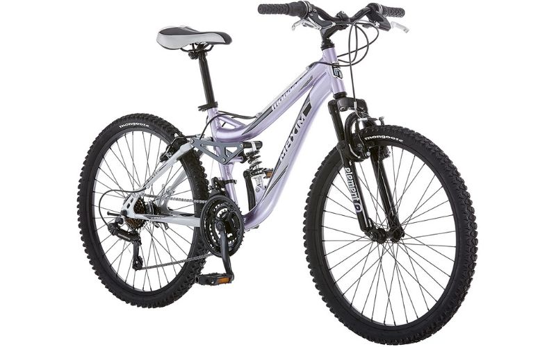 Mongoose Maxim Girls Mountain Bike, 24-Inch Wheels, Lavender