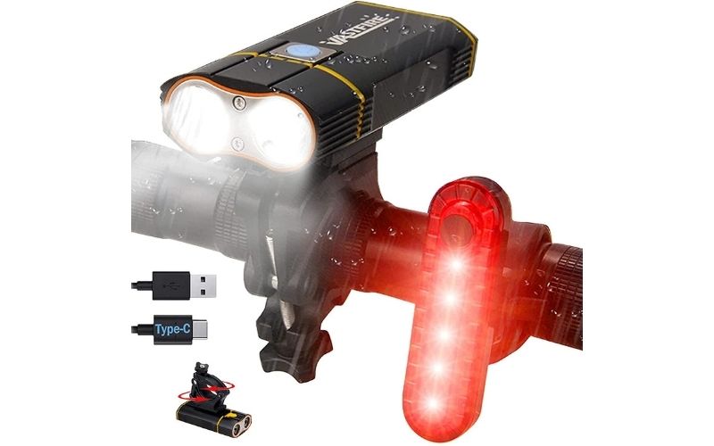 VASTFIRE Mountain Bike Lights for Night Riding 1000 Lumens USB-C Bicycle Headlight 